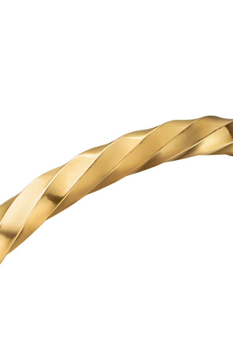 David Yurman Cable Edge<sup>®</sup> Cuff Bracelet in 18K Yellow Gold, 5.5mm, Alternate, color, 18K Gold Recycled