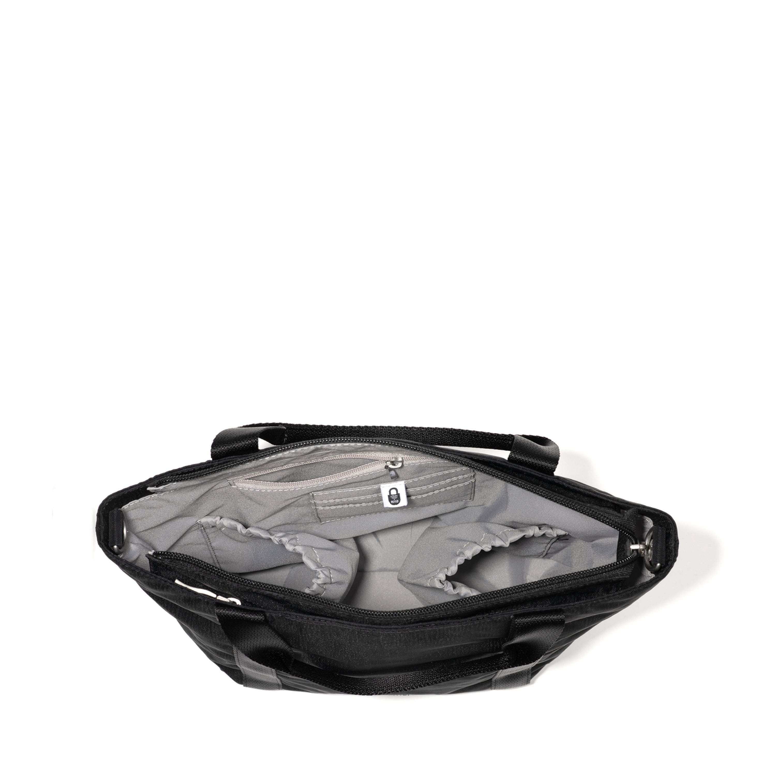 BAGGALLINI Via Crossbody Tote Bag, Alternate, color, Black