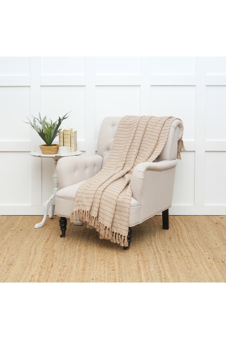 Mini Chevron Throw Blanket Collection, Alternate, color, Brown