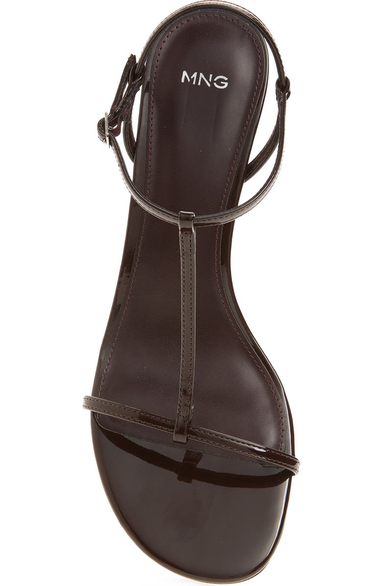 MANGO Lion Sandal, Alternate, color, Chocolate