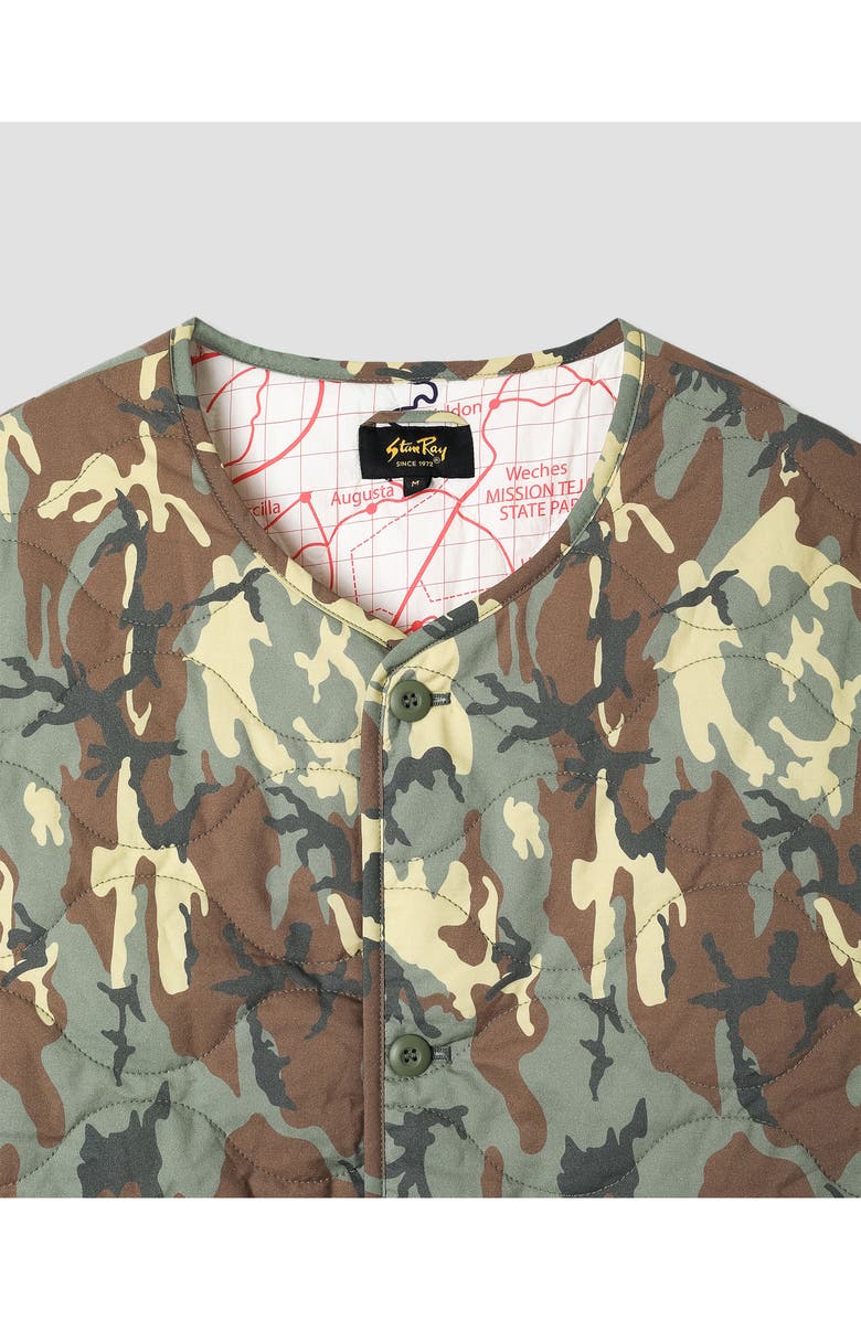 STAN RAY Reversible Quilted Liner Jacket, Alternate, color, Woodland Dpm