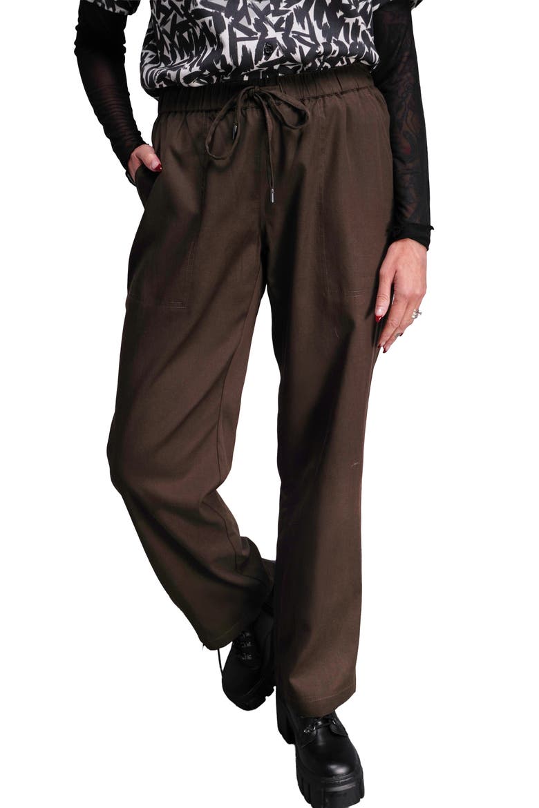 The Everyday Drawstring Pant, Main, color, MOCHA