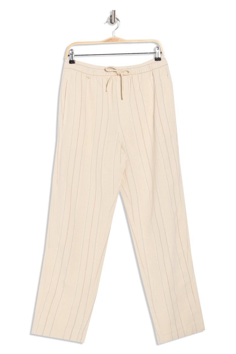 Stripe Drawstring Pants, Alternate, color, SAND