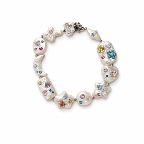 Celestial Garden Pearl Bracelet