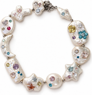 Adorn by Alexandra Riley Celestial Garden Pearl Bracelet