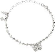 Alex and Ani Butterfly Ball Chain Bracelet