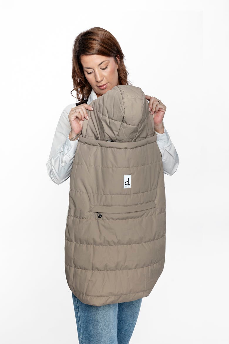 Multi-Function Plush Lined Baby Carrier for Car Seats and Strollers, Alternate, color, Taupe
