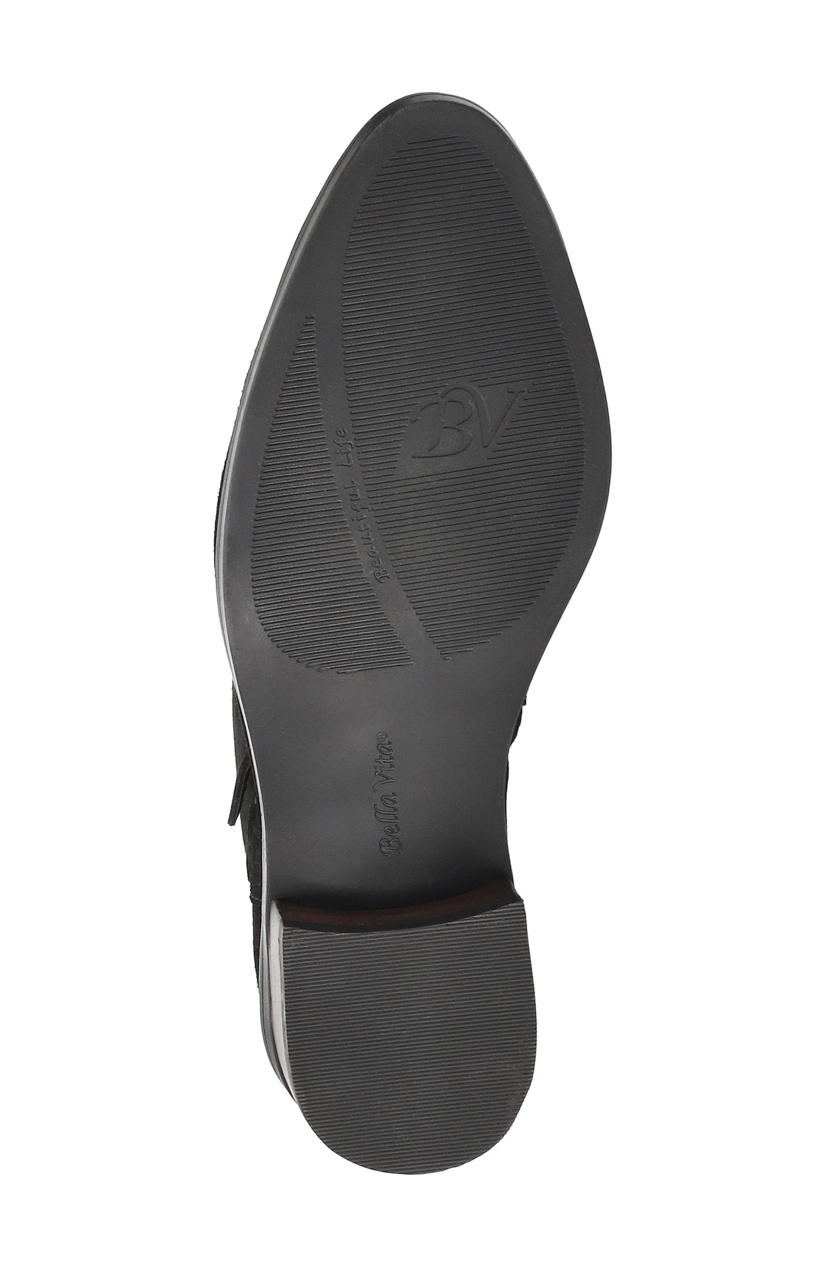 Pike Harness Bootie, Alternate, color, BLACK SUEDE LEATHER