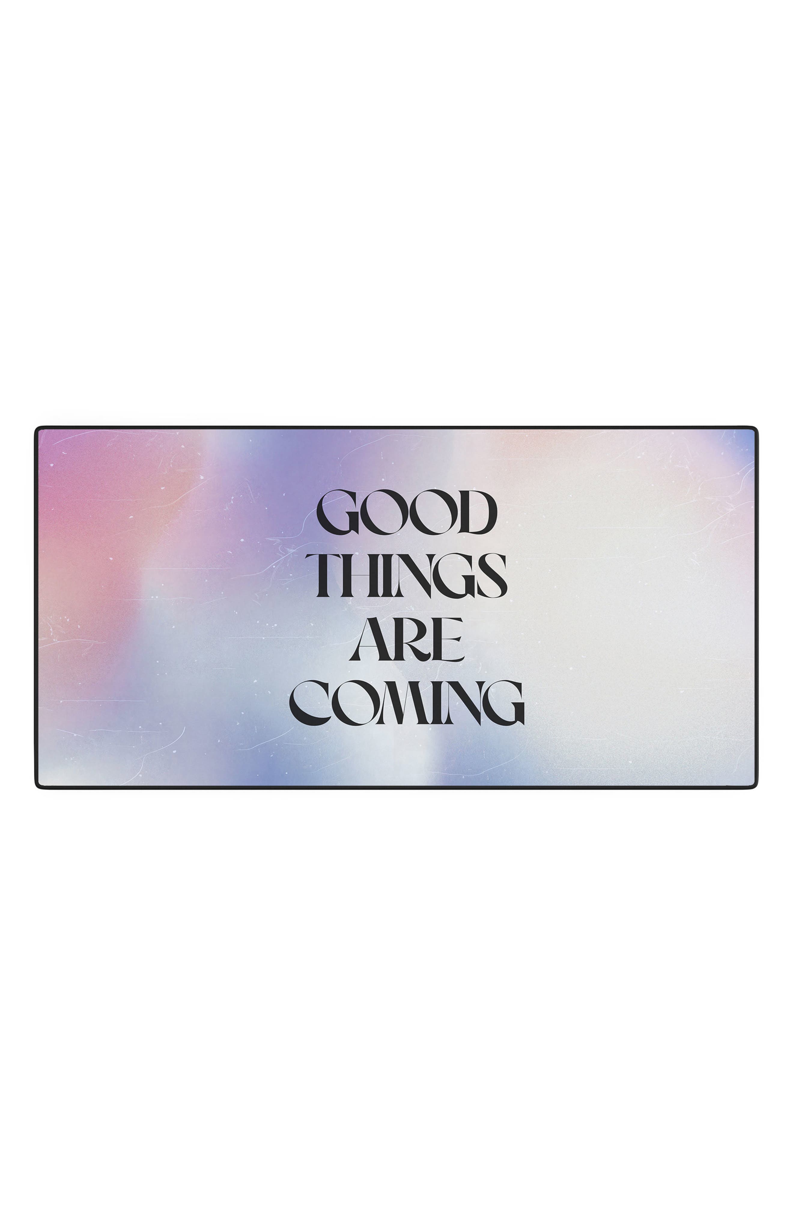 Deny Designs Good Things Desk Mat