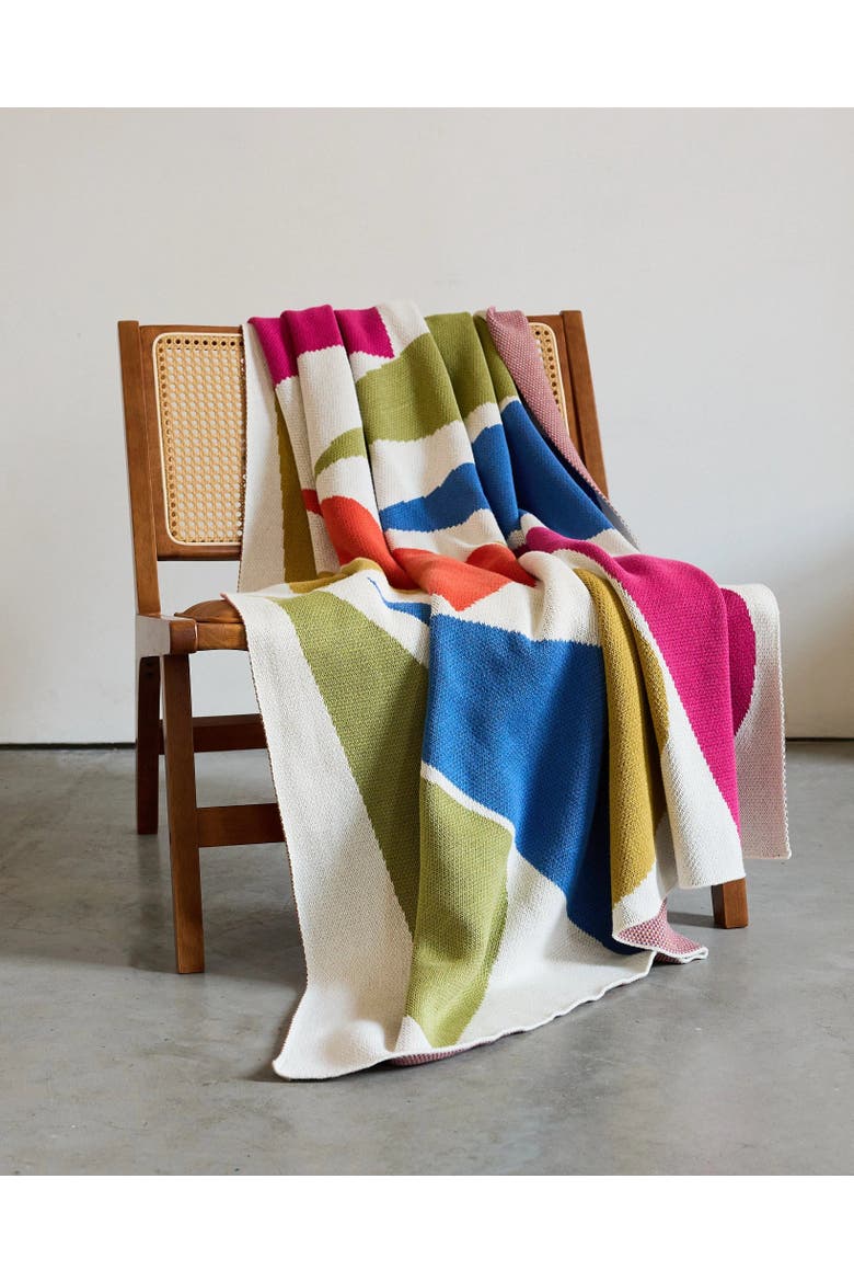 Easy Breezy Knit Throw Blanket, Alternate, color, Tutti Frutti
