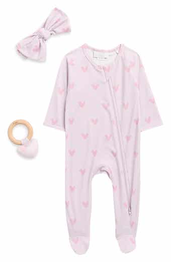 Toby Three-Piece Print Footie Set