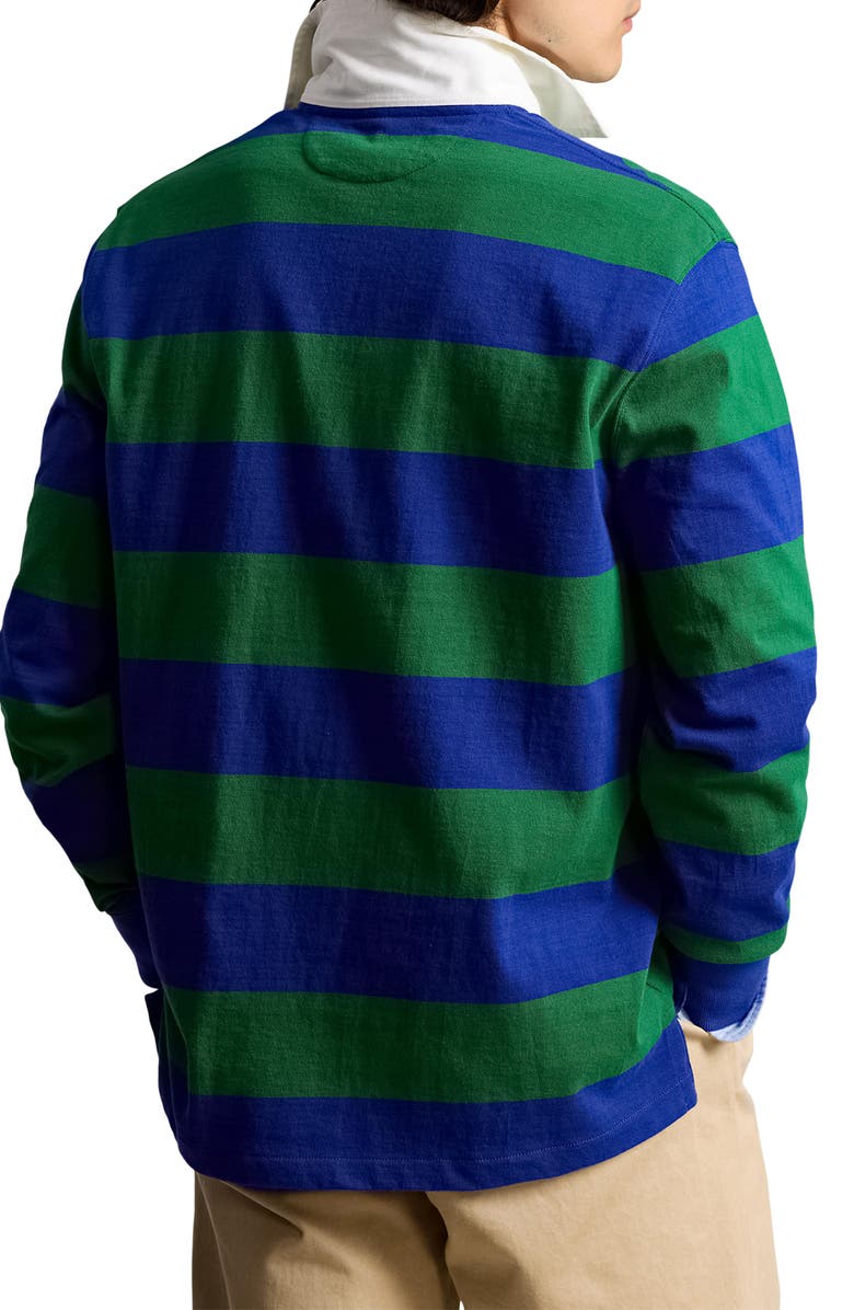 Polo Ralph Lauren Stripe Oversize Rugby Shirt, Alternate, color,