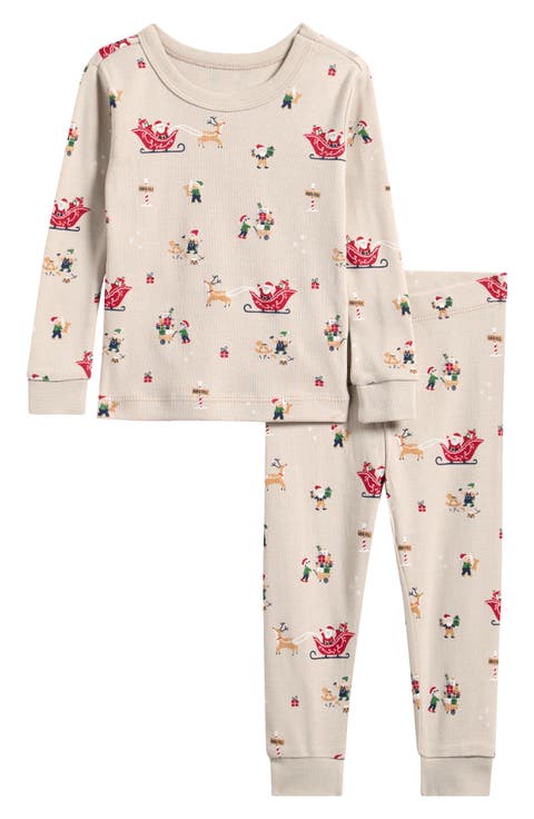 Kids' Festive Two-Piece Pajamas