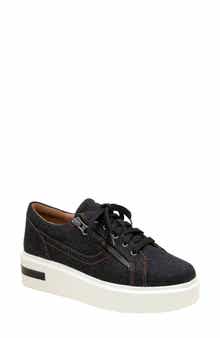 Linea Paolo Kalula Denim Zip Sneaker