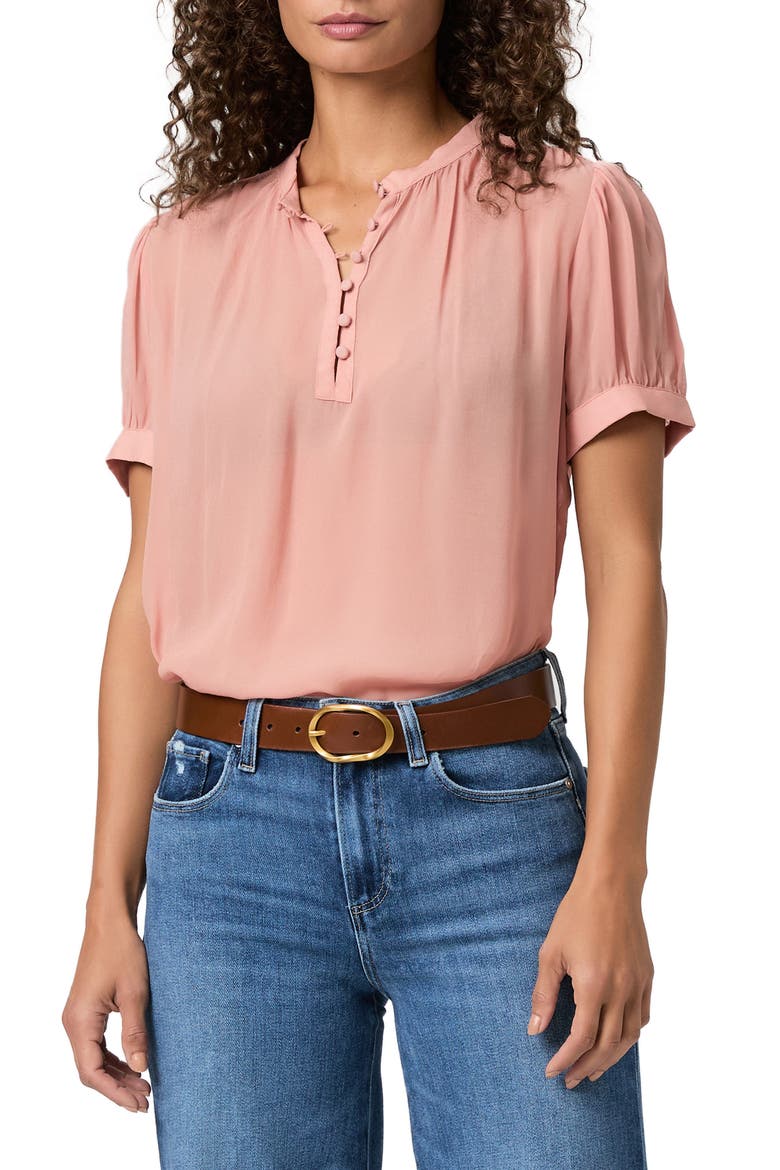 Marsala Woven Shirt, Main, color, PINK