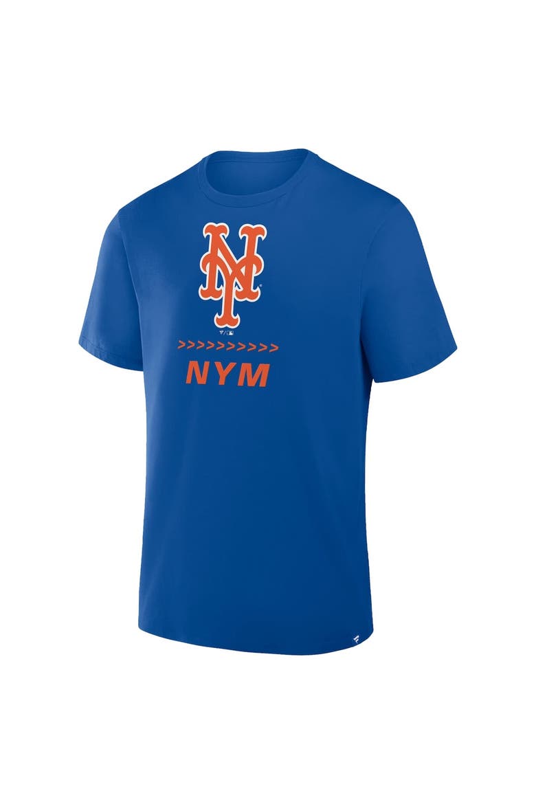 Men's Fanatics Royal New York Mets Clubhouse Legacy Side Swipe T-Shirt, Alternate, color, Royal