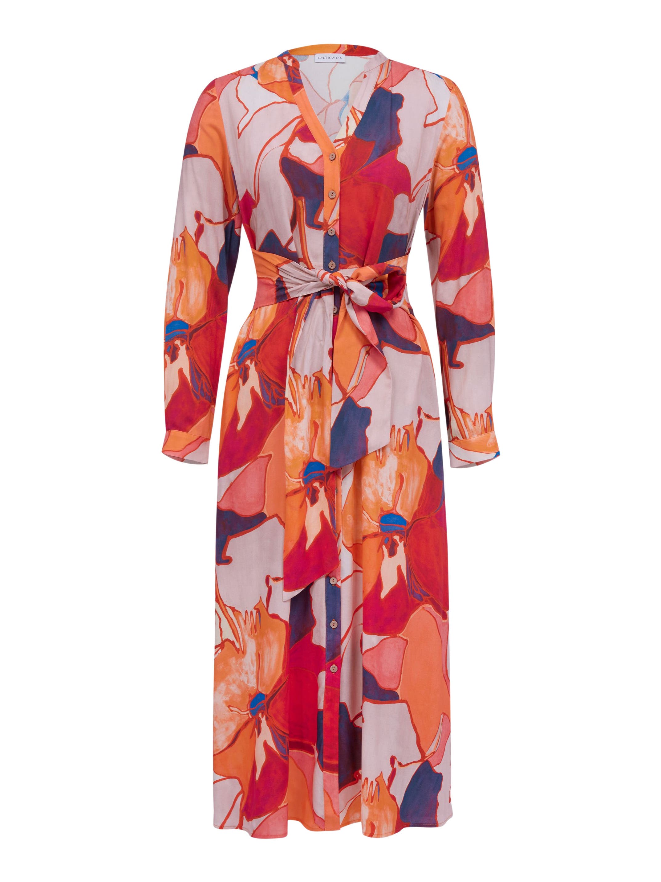 Tie Front Midi Dress - image 2