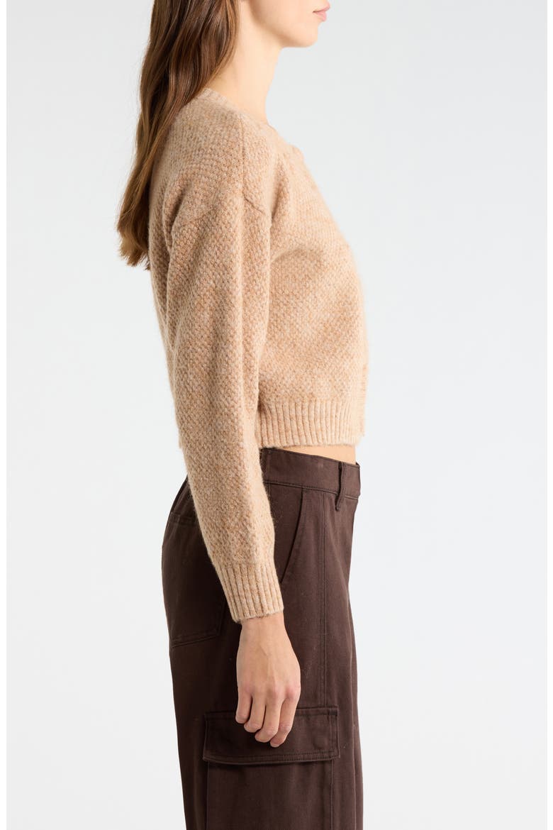 Floral Embroidered Cardigan, Alternate, color, TAUPE