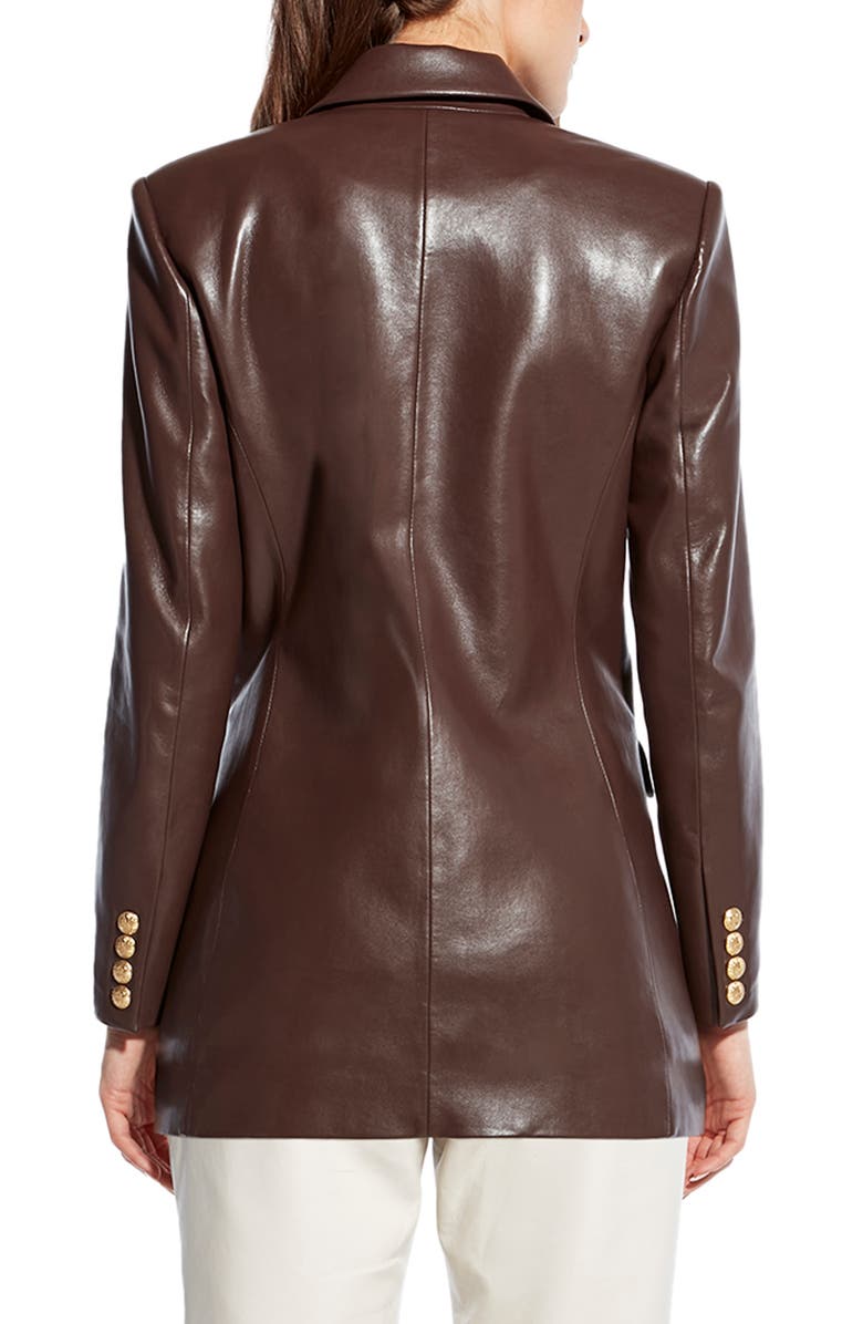 AS by DF Beck Recycled Leather Blend Blazer, Alternate, color, 