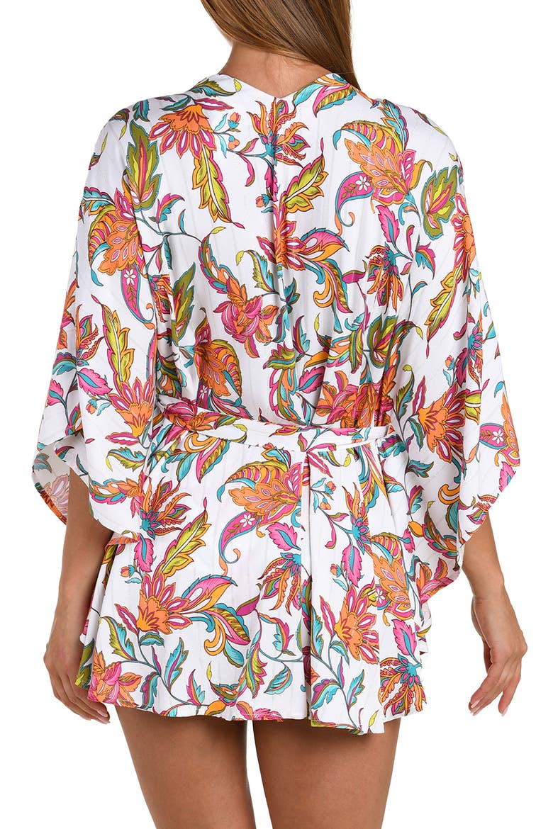 Wild Vines Metallic Cover-Up, Alternate, color, WHITE MULTI