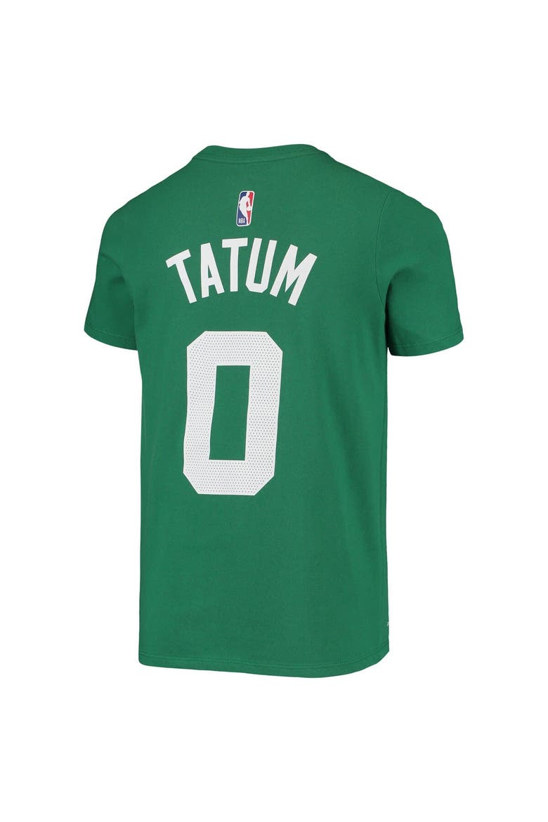Youth Nike Jayson Tatum Kelly Green Boston Celtics Logo Name & Number Performance T-Shirt, Alternate, color, Kelly Green