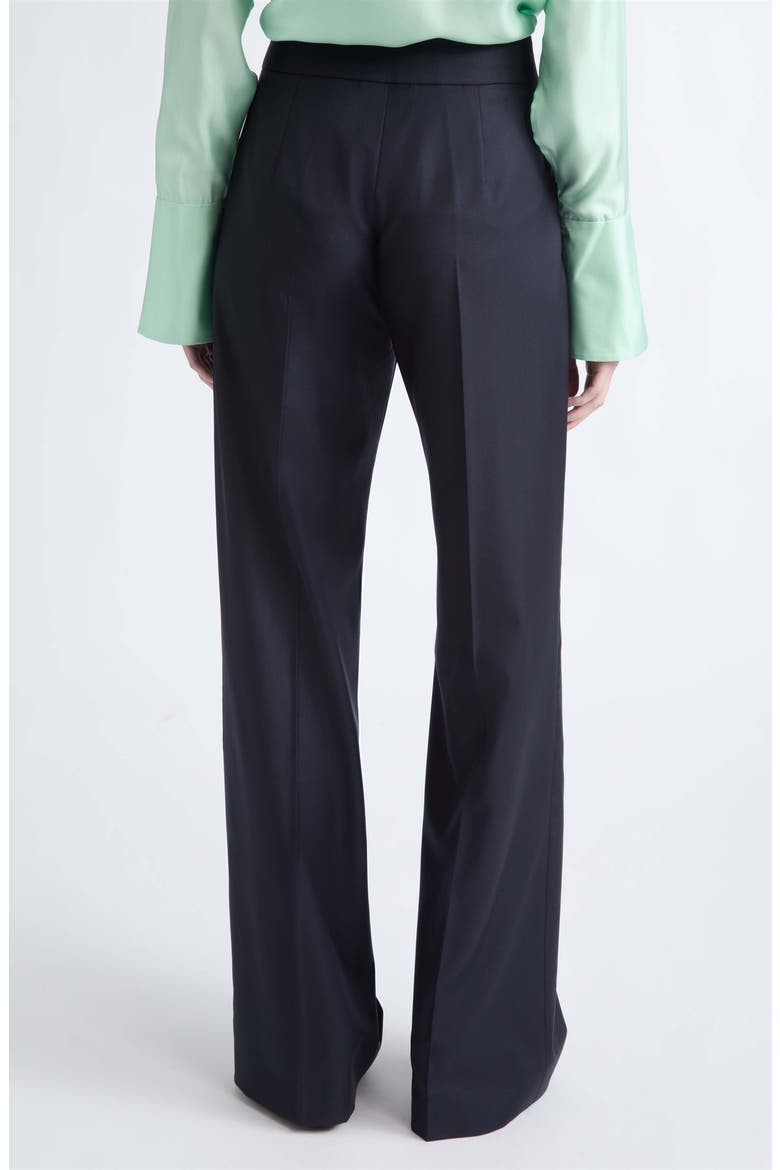 Wool Wide Leg Tuxedo Trousers, Alternate, color, DEEP NAVY