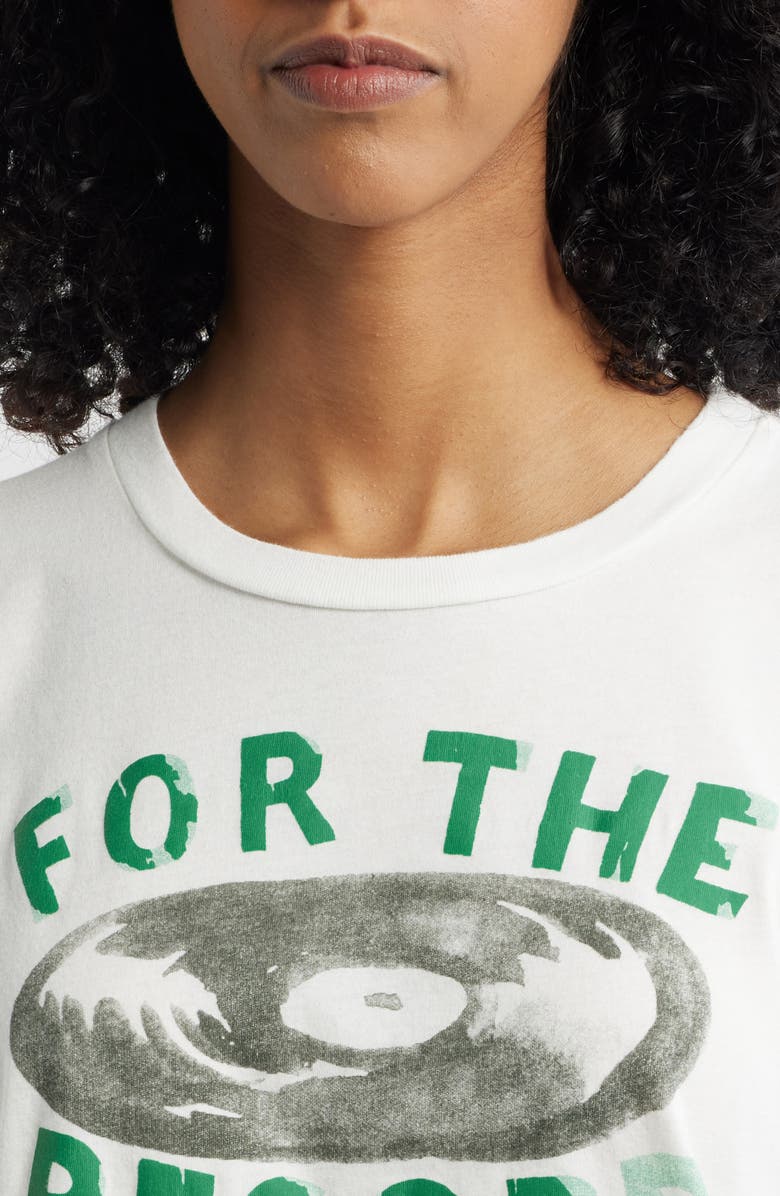 Daydreamer For the Record Solo Cotton Graphic T-Shirt, Alternate, color, Vintage White