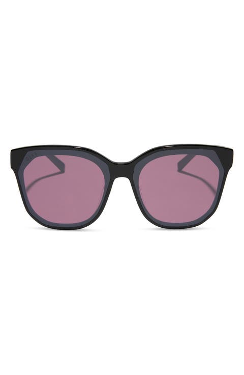 Gia 62mm Oversize Square Sunglasses