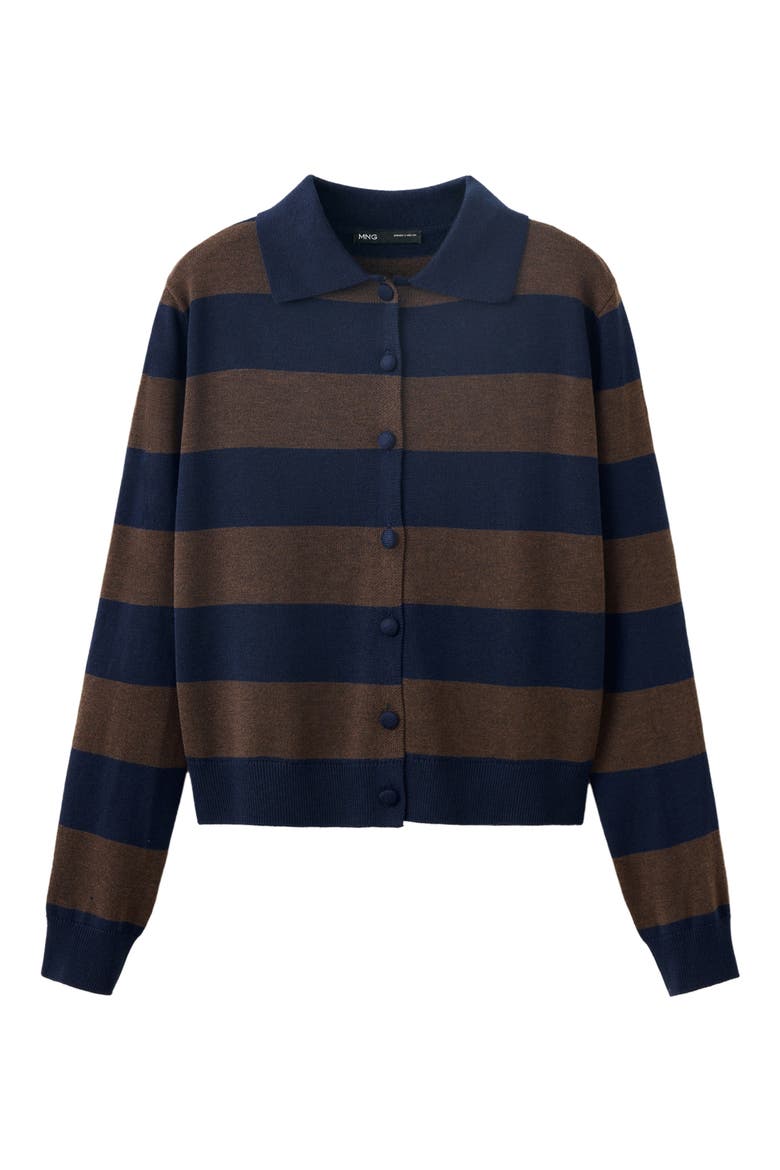 Sergi Polo Cardigan, Alternate, color, BROWN