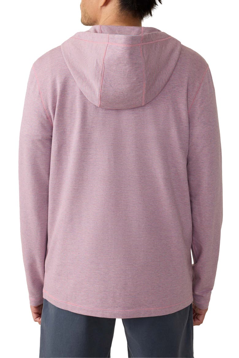 Movement Quarter Zip Hoodie, Alternate, color, ROSE CREEK STRIPE