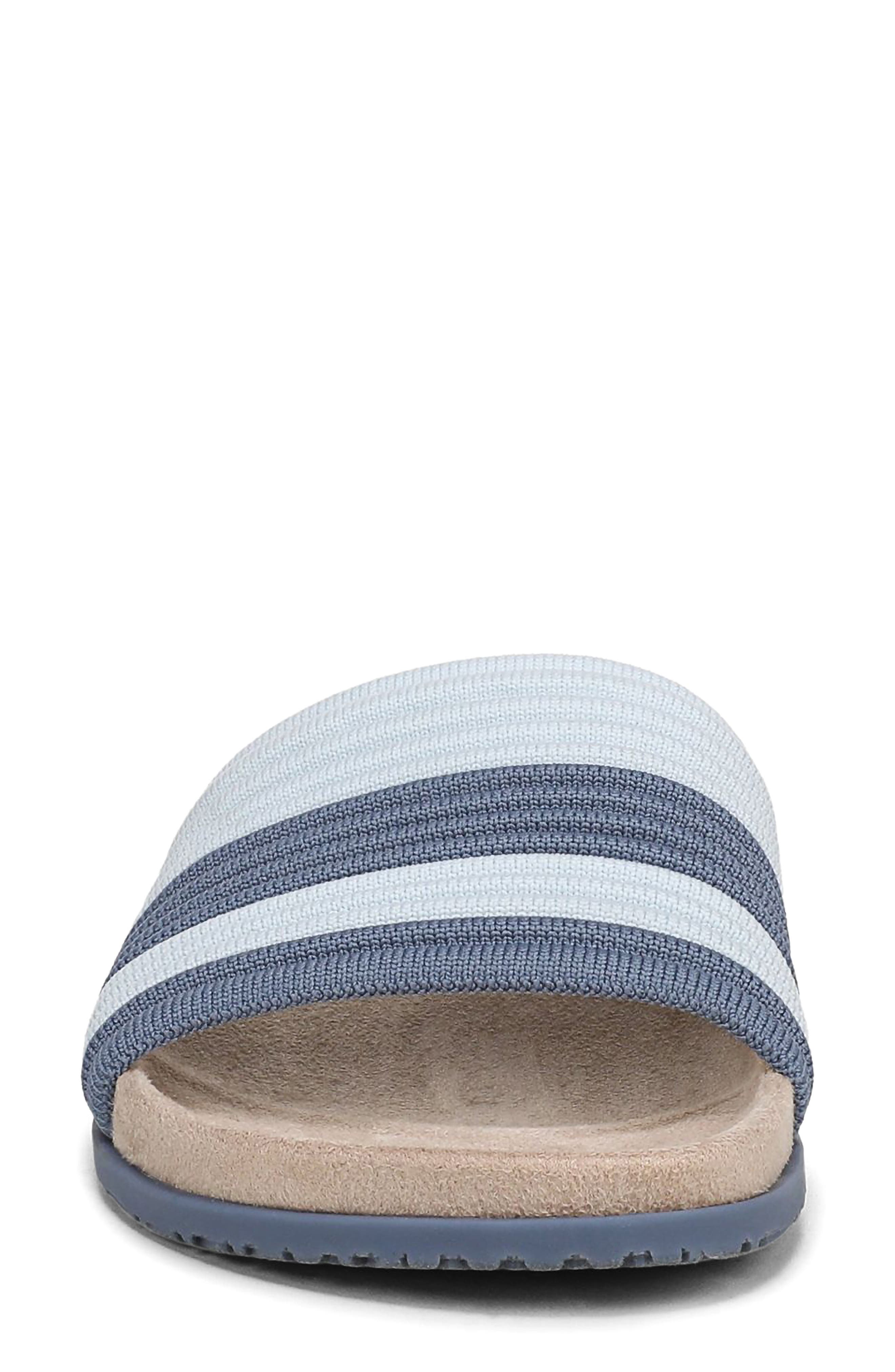Evie Slide Sandal, Alternate, color, PACIFIC BLUE/ ICE BLUE