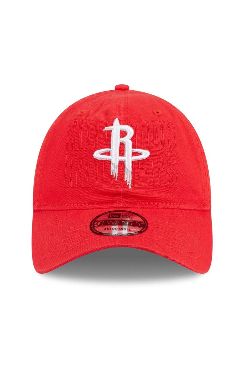 New Era Men's New Era  Red Houston Rockets 2023 NBA Draft 9TWENTY Adjustable Hat, Alternate, color, 