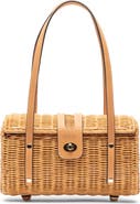 Frances Valentine Dottie Wicker Basket Bag