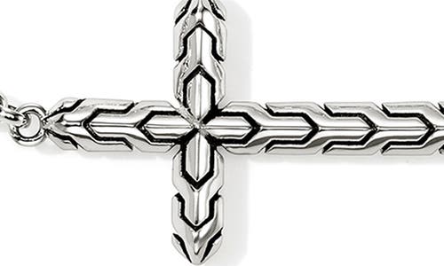 John Hardy Jh Essential Cross Bracelet In Silver