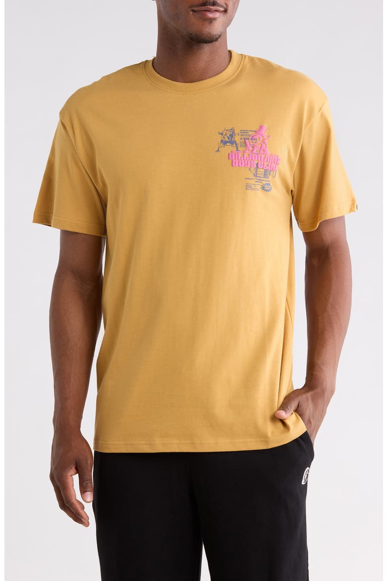 Cash or Trade Graphic T-Shirt, Main, color, HONEY MUSTARD