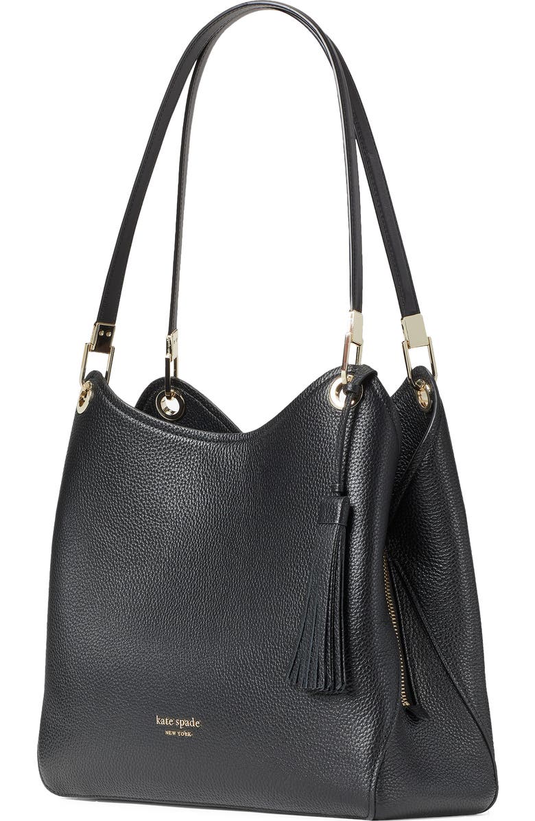 Kate Spade New York large loop leather shoulder bag, Alternate, color,