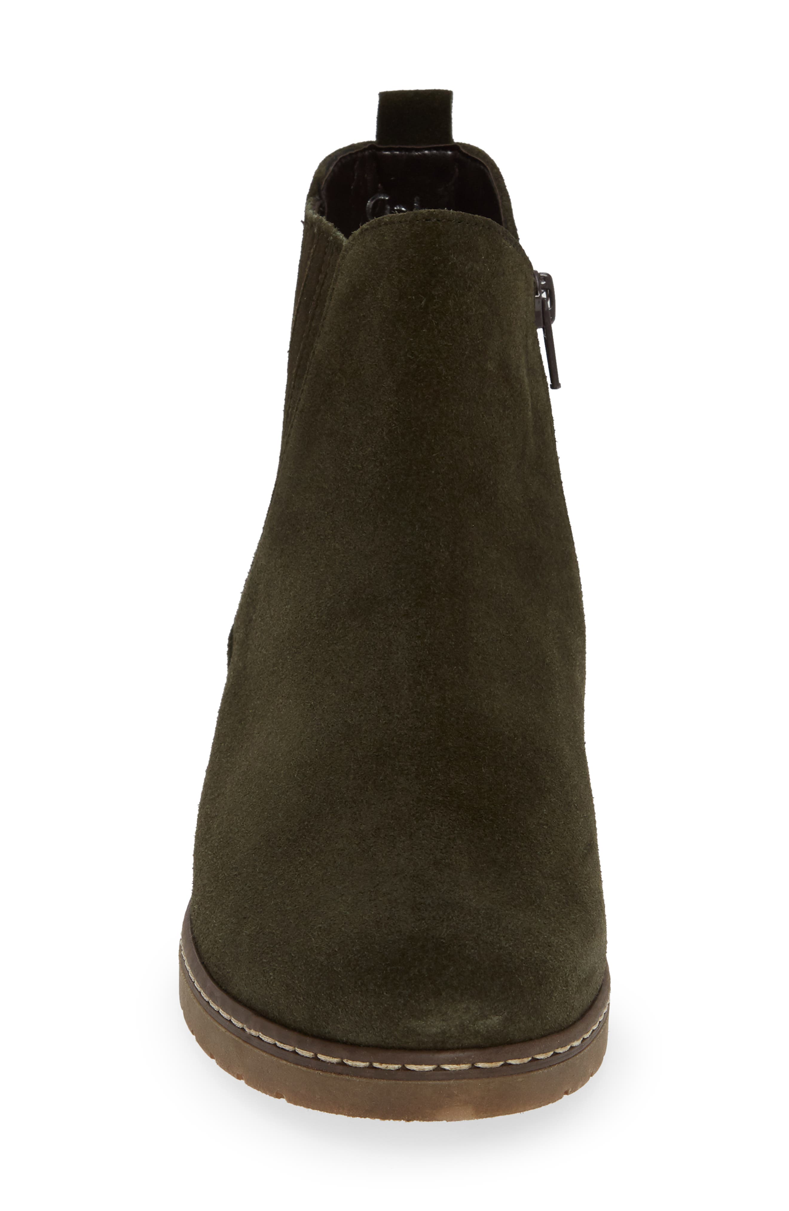 Suede Bootie, Alternate, color, BOTTLE SUEDE