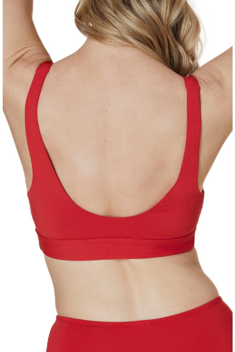 Ventura Bikini Top, Alternate, color, CHERRY RED