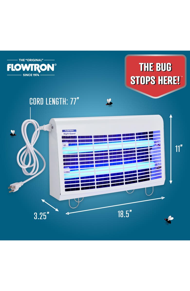 Flowtron Portable Indoor Fly Trap, 30W, Dual Lure Electric Insect Killer, 500 Sq Ft Coverage, Alternate, color, 