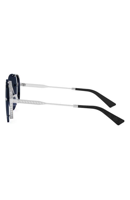 Dior Neo A1u 61 Pilot Sunglasses In Blue