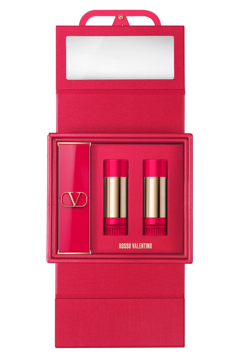 Rosso Valentino 3-Piece Refillable Lipstick Set (Women) | Nordstrom