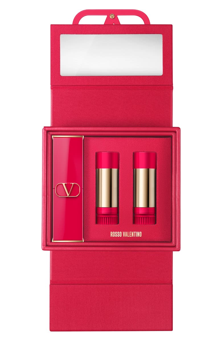 Valentino Rosso Valentino 3-Piece Refillable Lipstick Set, Alternate, color,