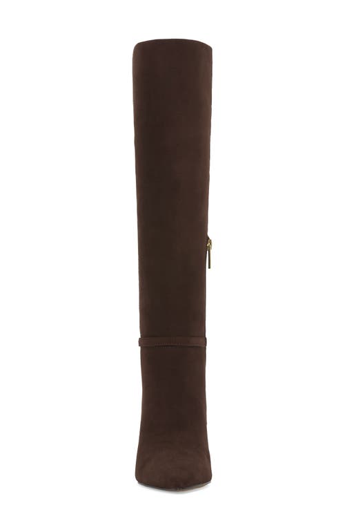 Vince Camuto Mirtha Pointed Toe Knee High Boot In Brown