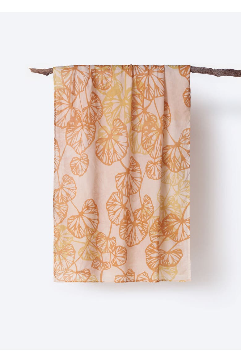 Foulard Scarf, Alternate, color, Orange Petals