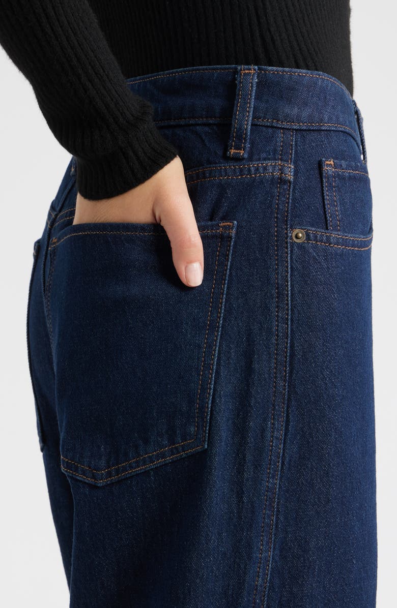 Open Edit Mid Rise Baggy Jeans, Alternate, color, Drexel Wash