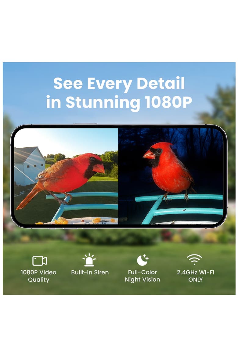 AI Smart Bird Feeder, Alternate, color, NO COLOR