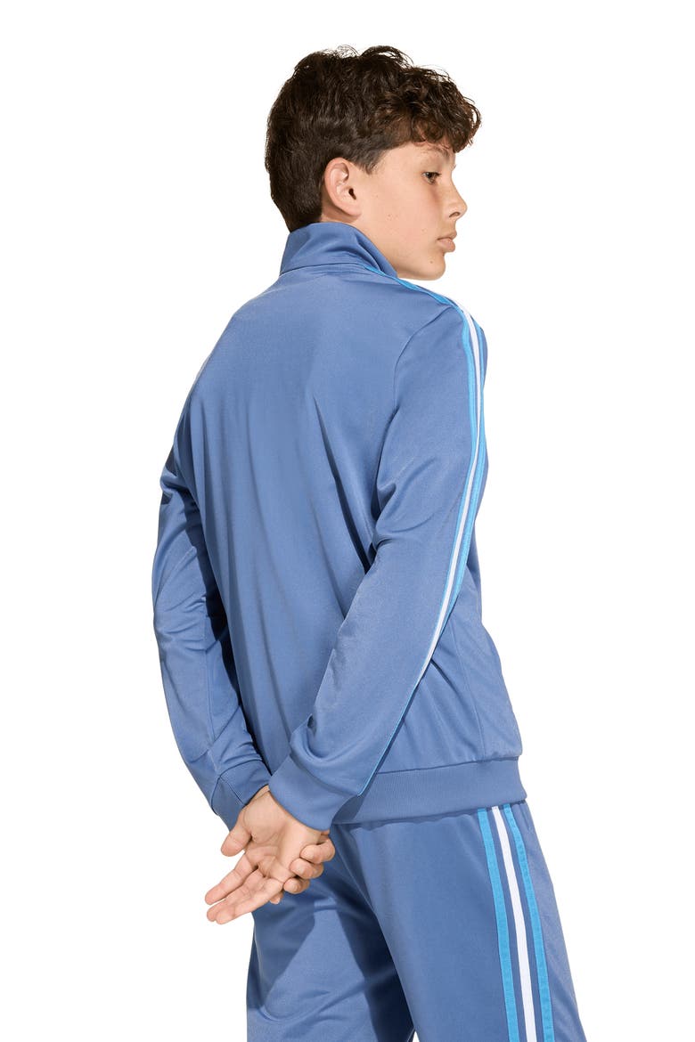 Kids' Firebird Recycled Polyester Track Jacket, Alternate, color, CREW BLUE/ LIGHT FOOTBALL GOLD