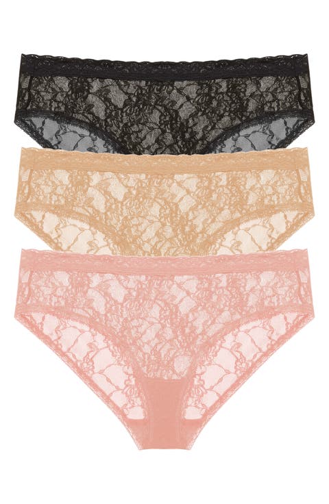 Bliss Allure Lace 3-Pack Girl Briefs