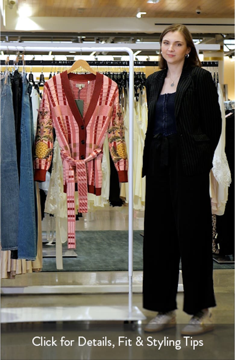 x Farm Rio Luisa Long Belted Cardigan, sales video thumbnail