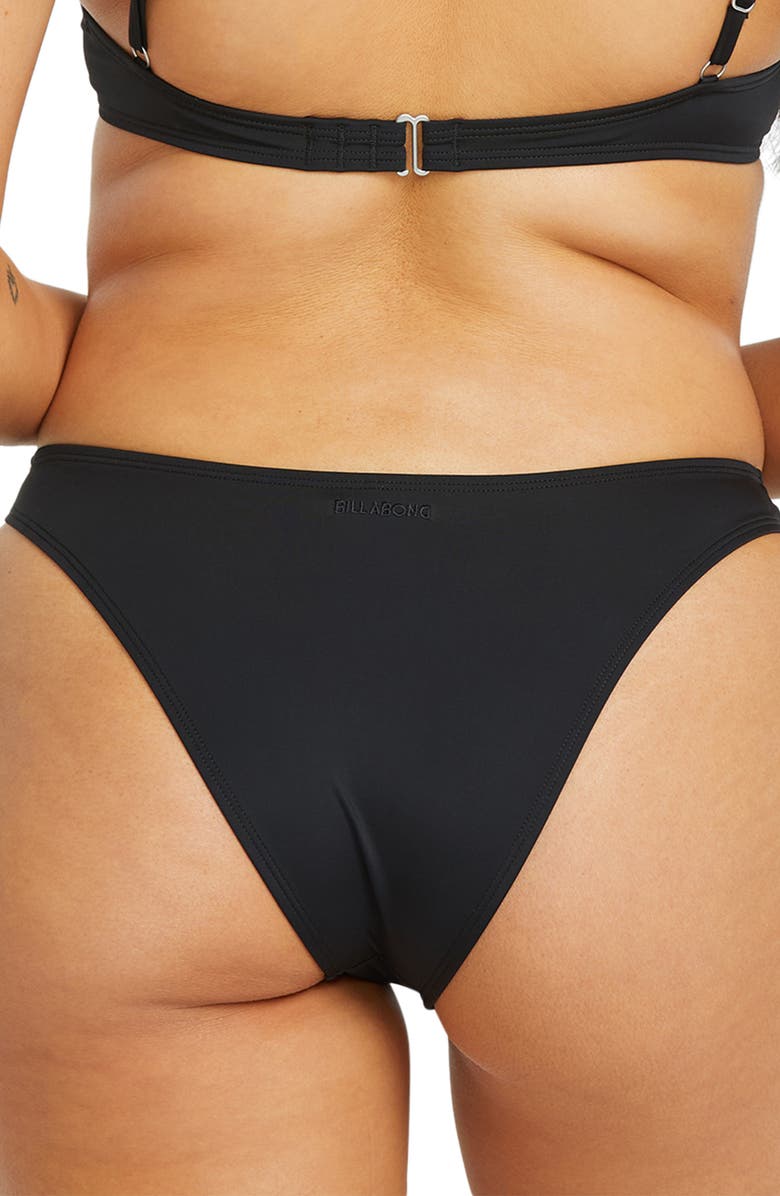 Billabong Sol Searcher Hike Bikini Bottoms, Alternate, color, Black Pebble